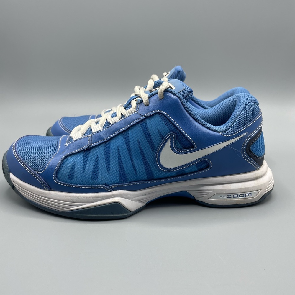 Nike Womens Zoom Courtlite 3 487996-414 Blue Running Shoes Sneakers Size 6